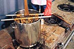 染色作業